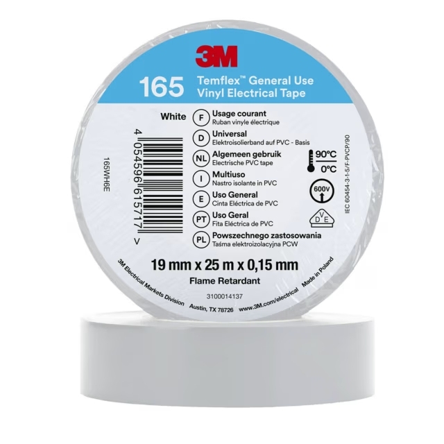 Temflex 165 19mm x 25m White