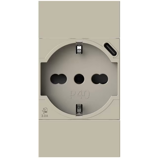 P40 USB 3.0A per Bticino LivingNow SABBIA