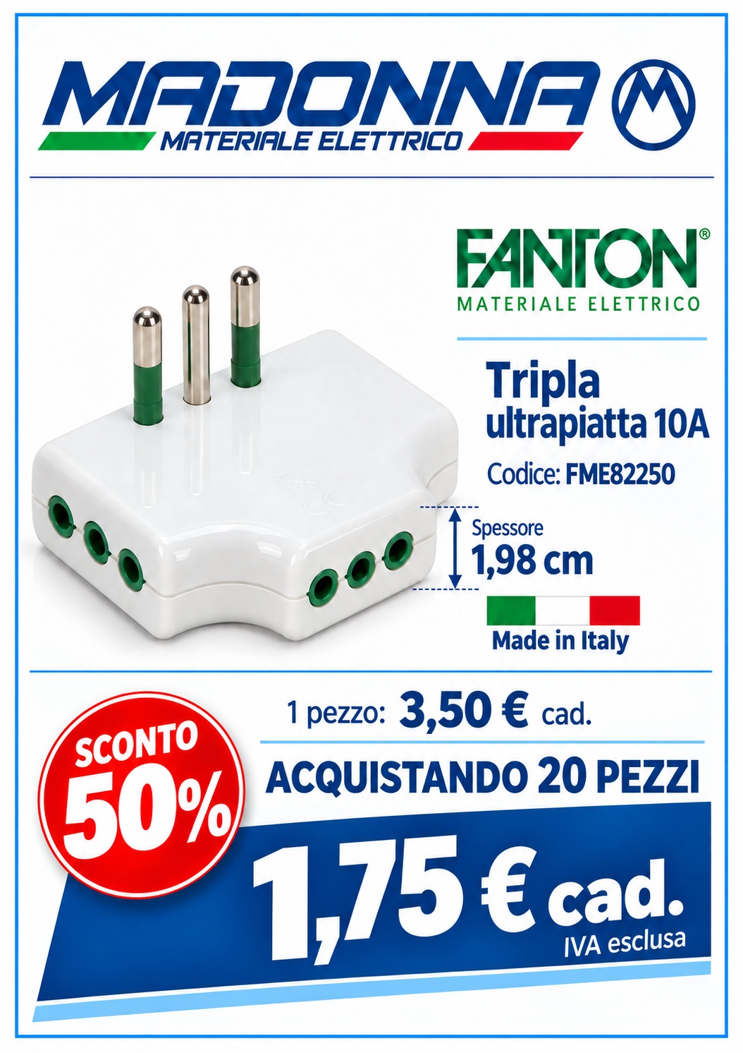 Adatt.da S11 a 3P11 piatto BI