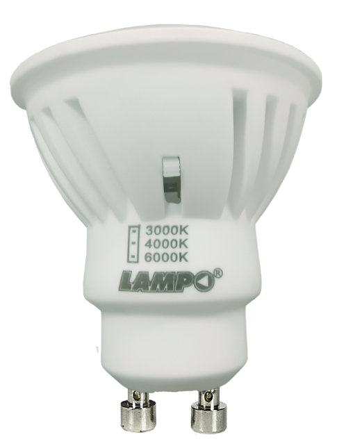 LAMPADA LED 9W 230V GU10 TRICOLOR CER.